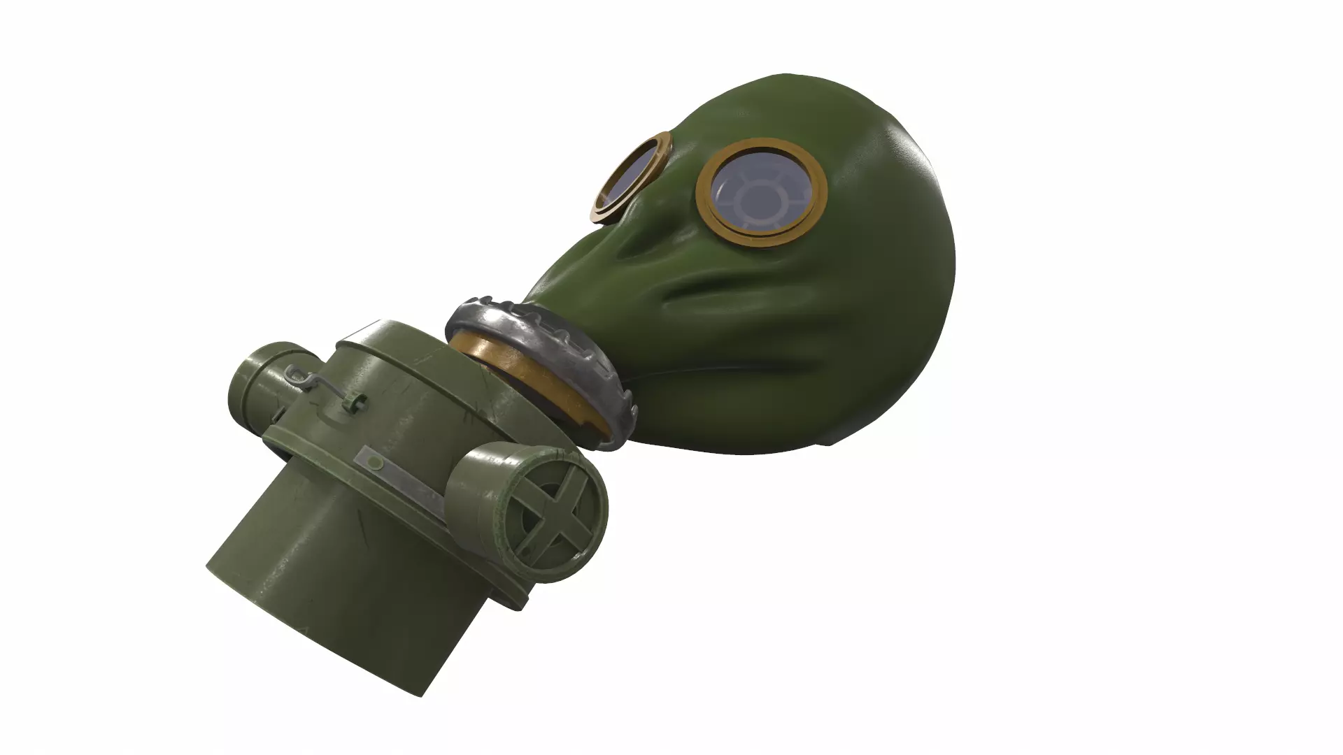 Gas Mask 07 3D model_0