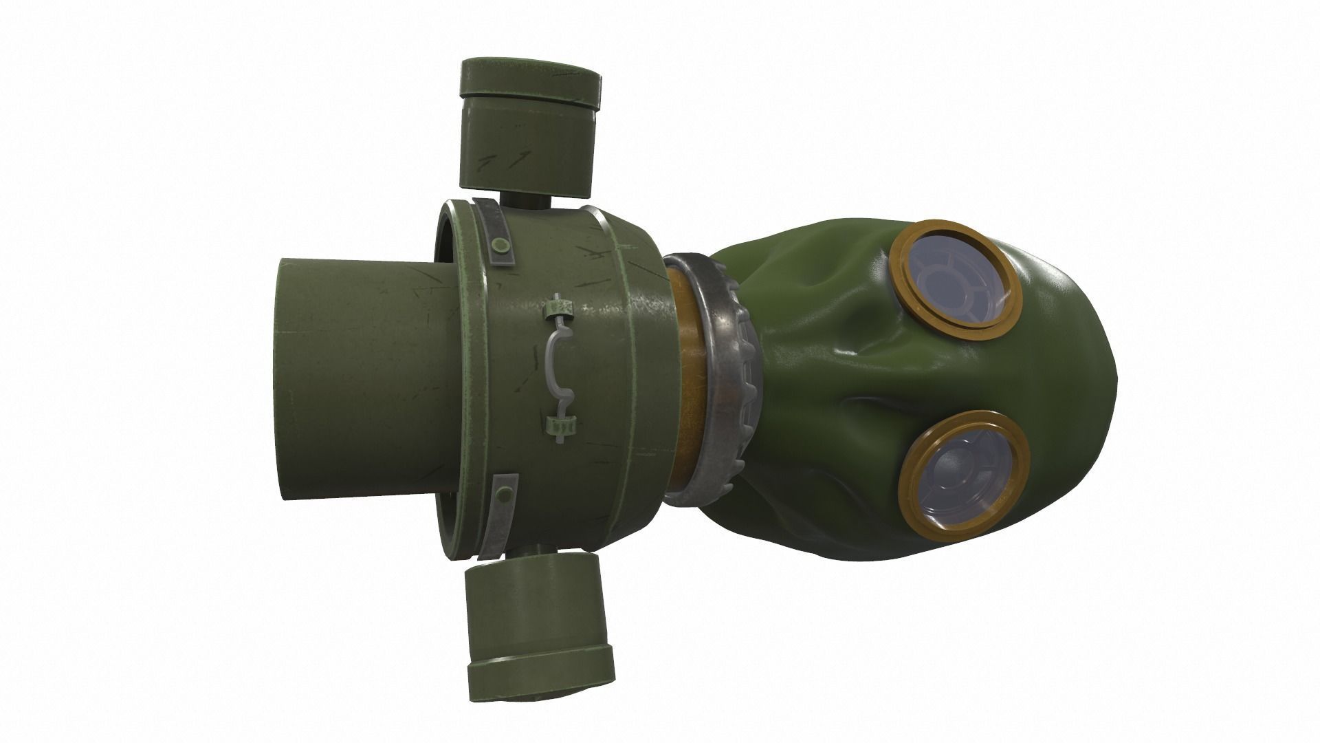 Gas Mask 07 3D model_1