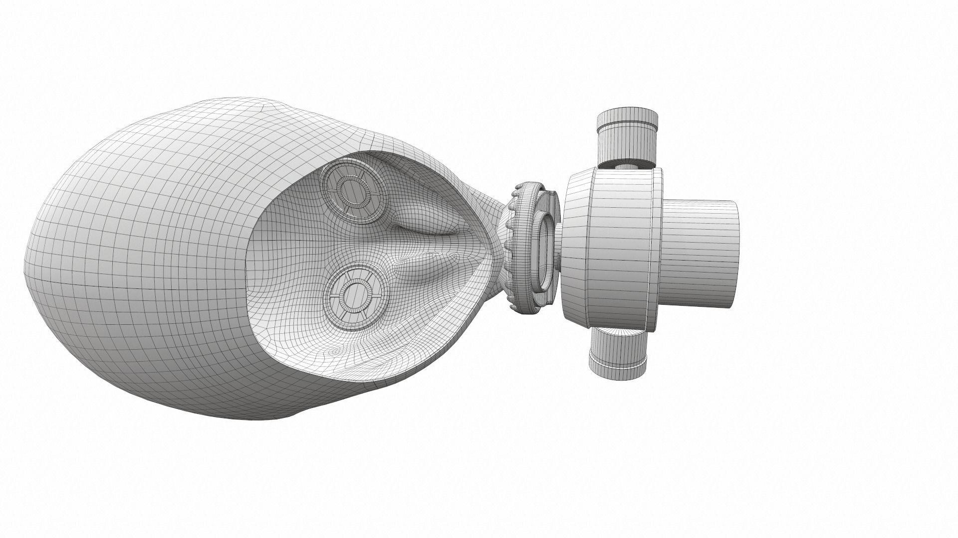 Gas Mask 07 3D model_12