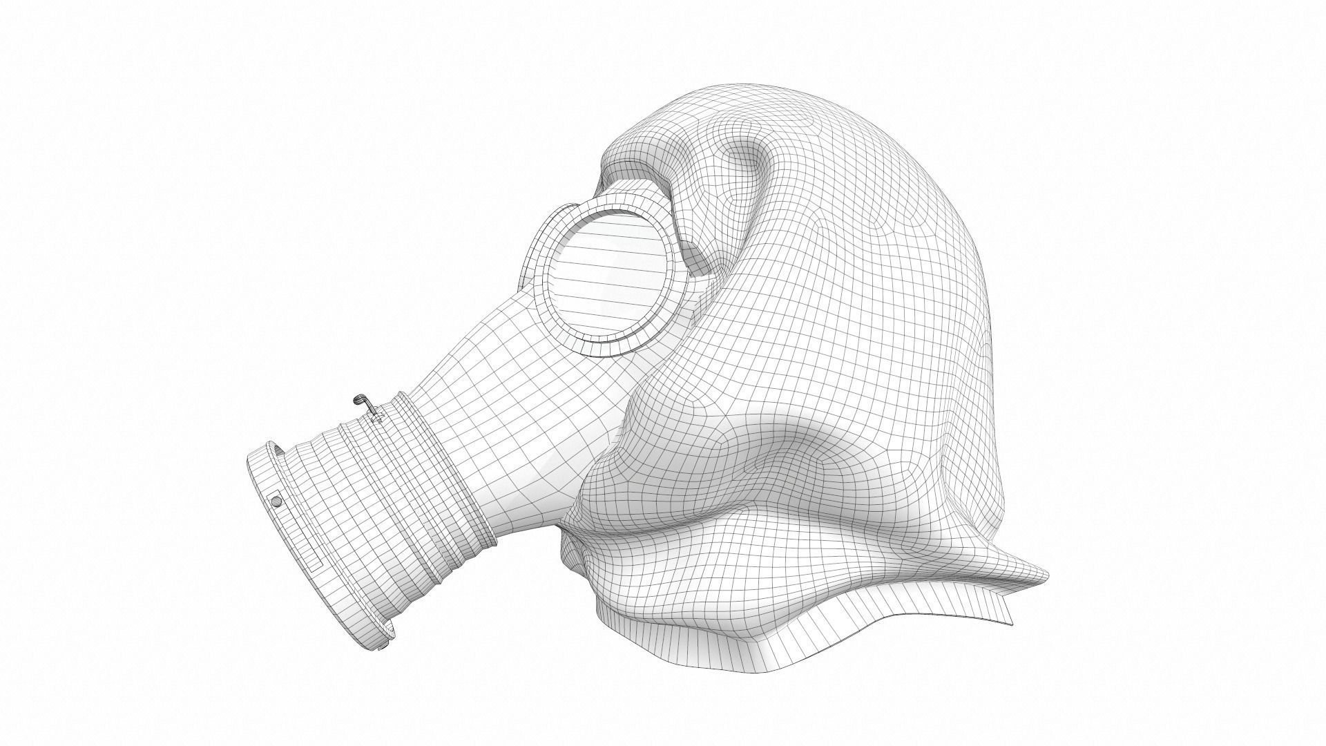 Gas Mask 08 3D model_8