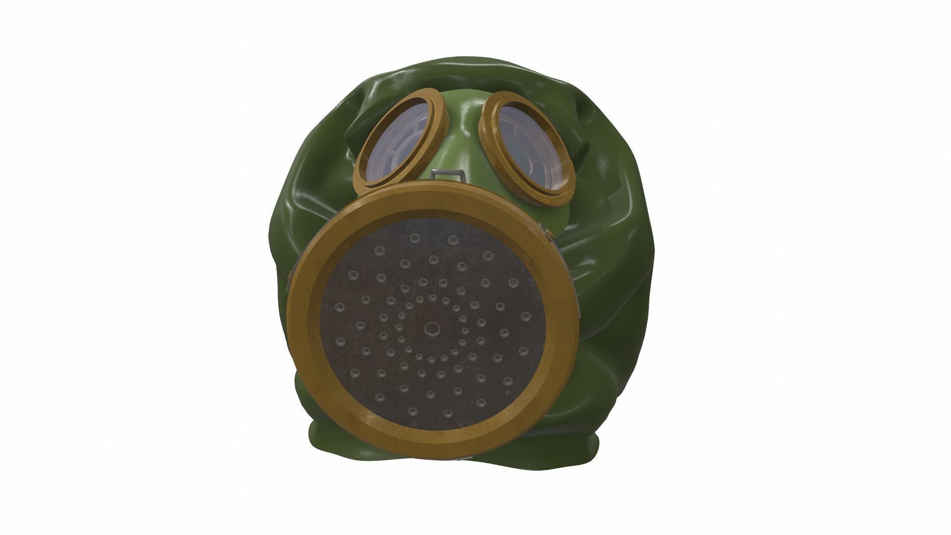 Gas Mask 08 3D model_2