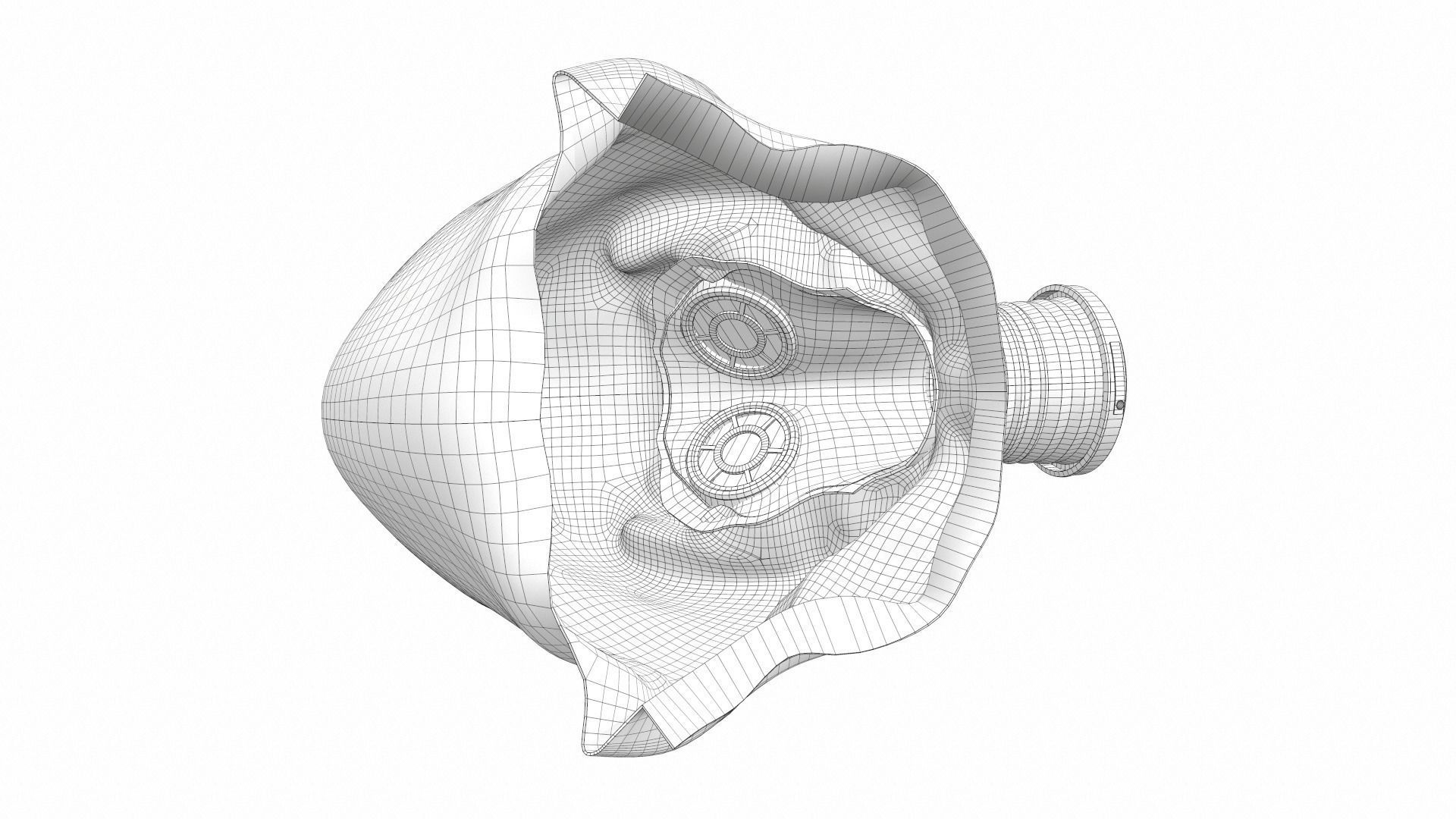 Gas Mask 08 3D model_11