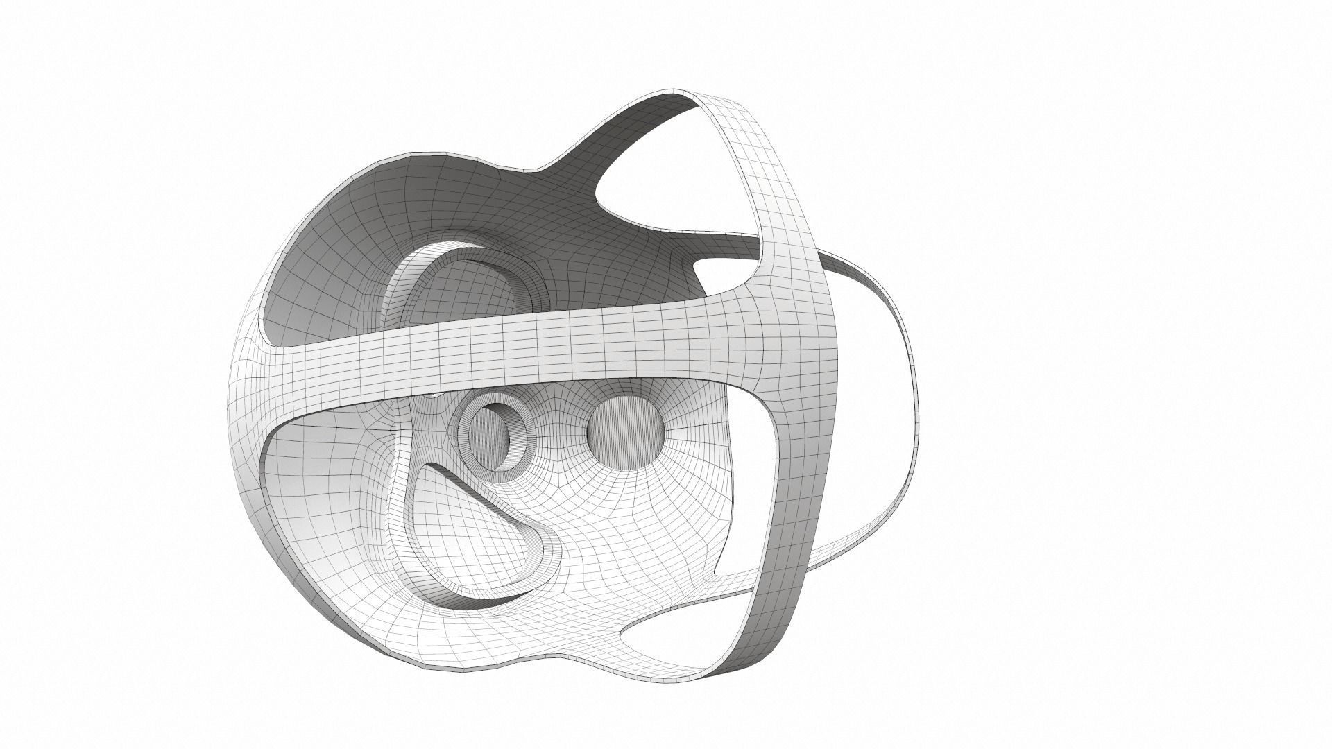 Gas Mask 09 3D model_11