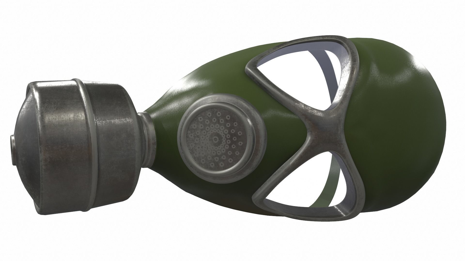 Gas Mask 09 3D model_1