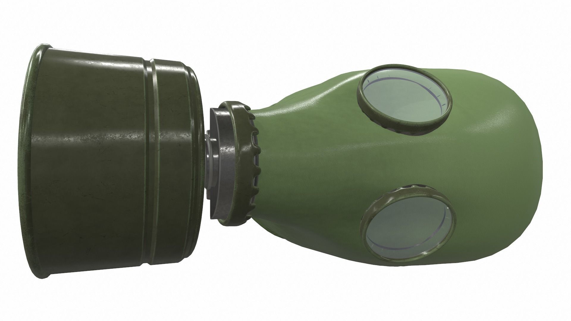 Gas Mask 10 3D model_2