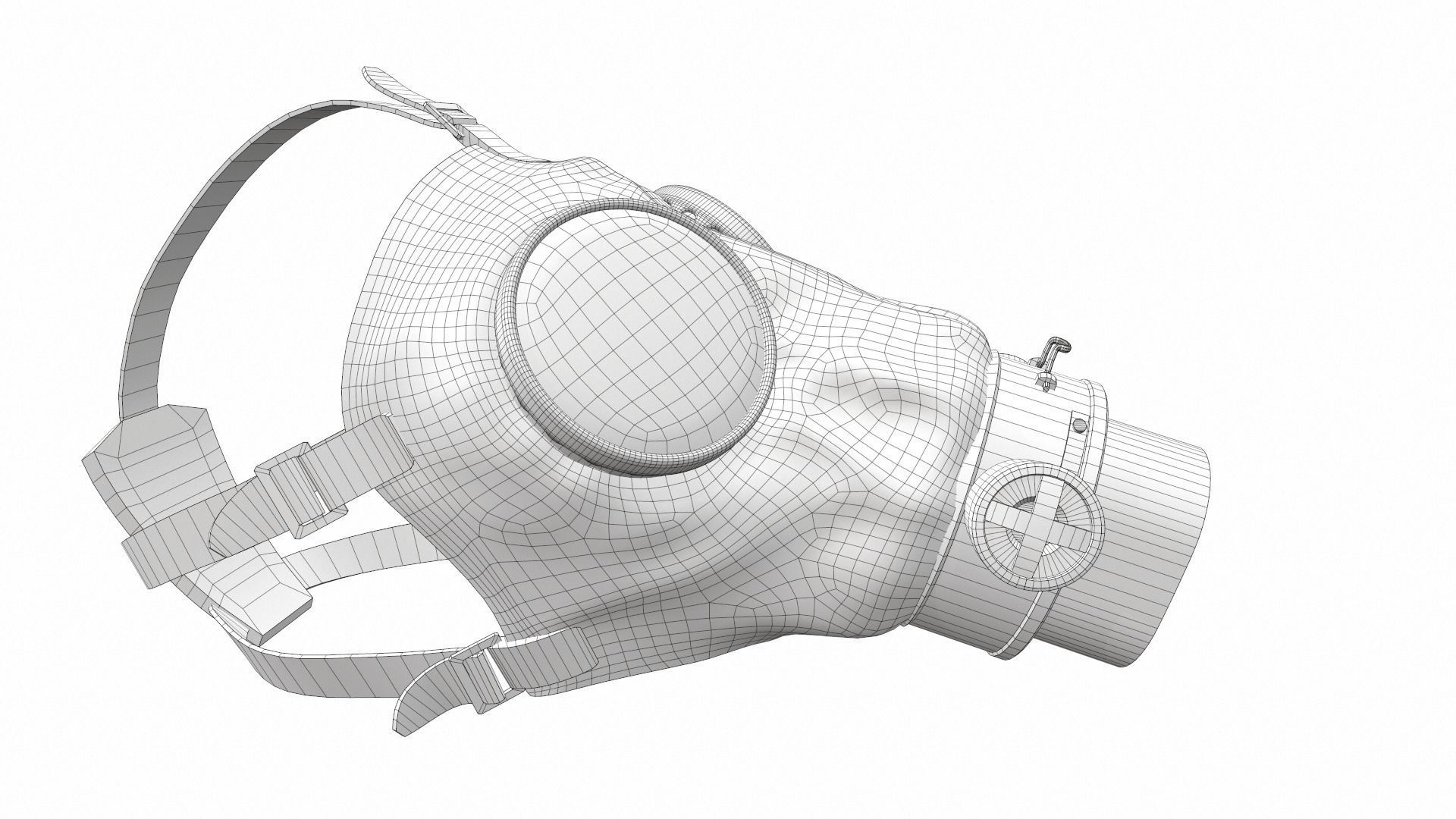 Gas Mask 11 3D model_9