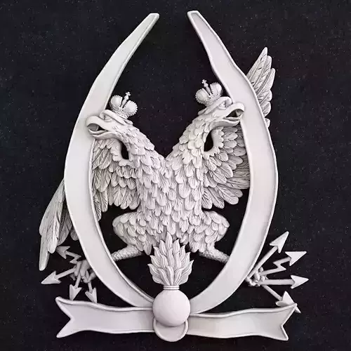 eagle ribbon coat of arms