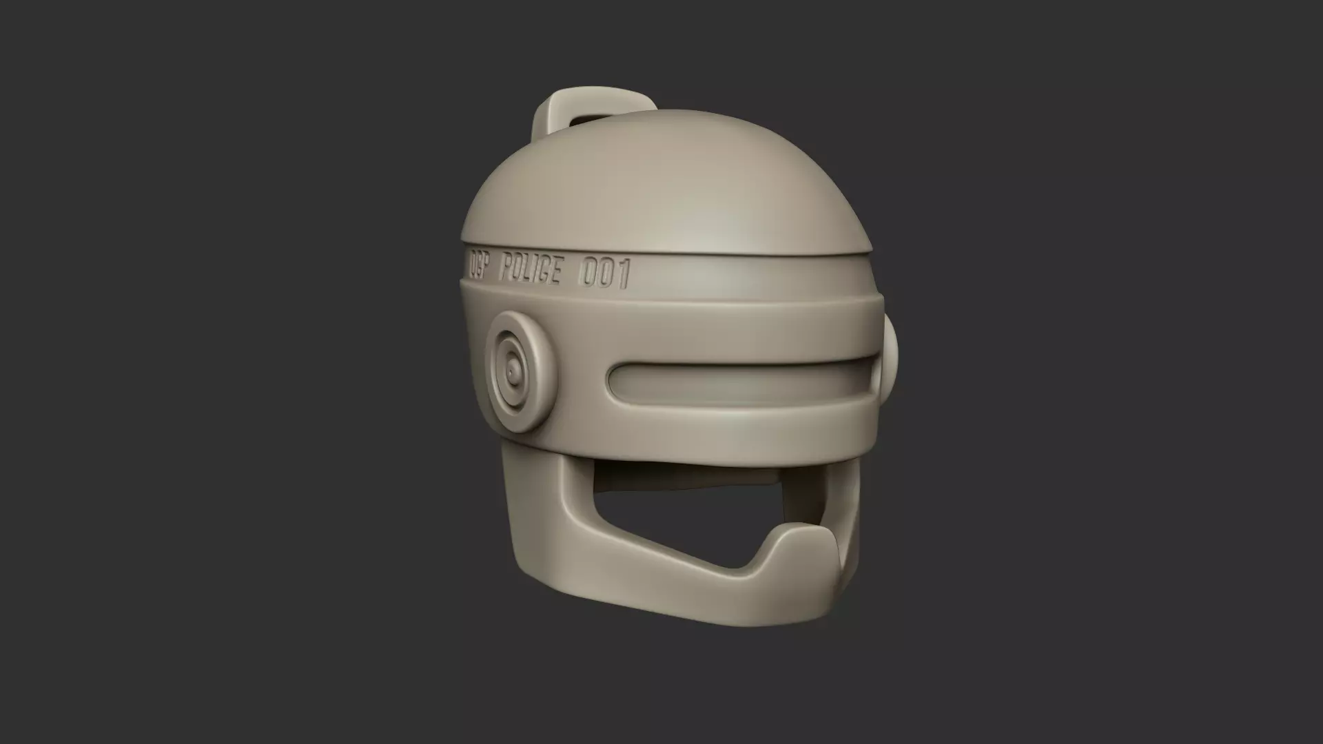 Robocop Helmet - Keychain - Pendant 3D print model