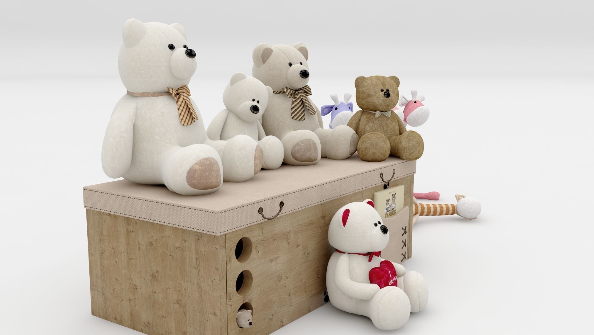 Soft Toys 3D model_2