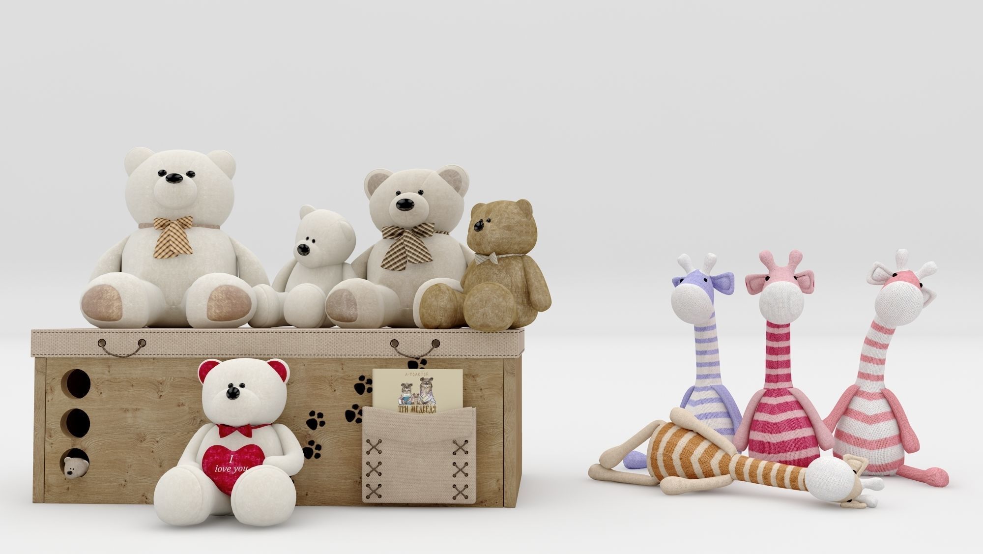 Soft Toys 3D model_1