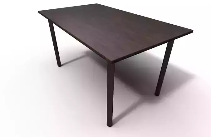 Basic Table 3d model fbx obj 3ds 