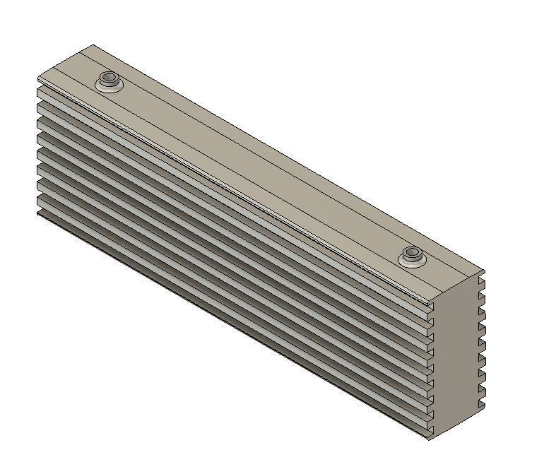 1to10 RC Intercooler 3D print model_4