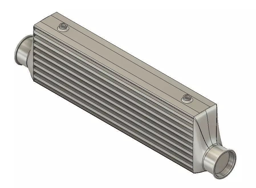 1to10 RC Intercooler 3D print model_0