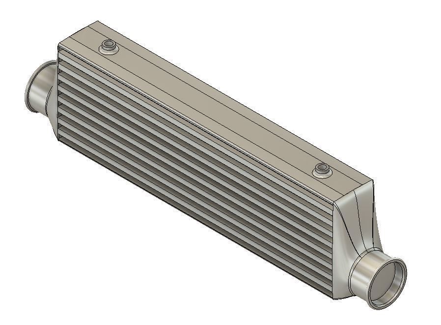 1to10 RC Intercooler 3D model 3D printable CGTrader