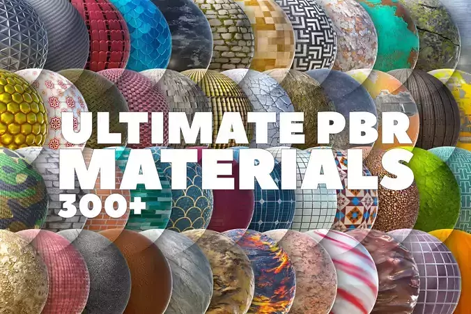 Ultimate PBR Materials 300 for Unity Texture