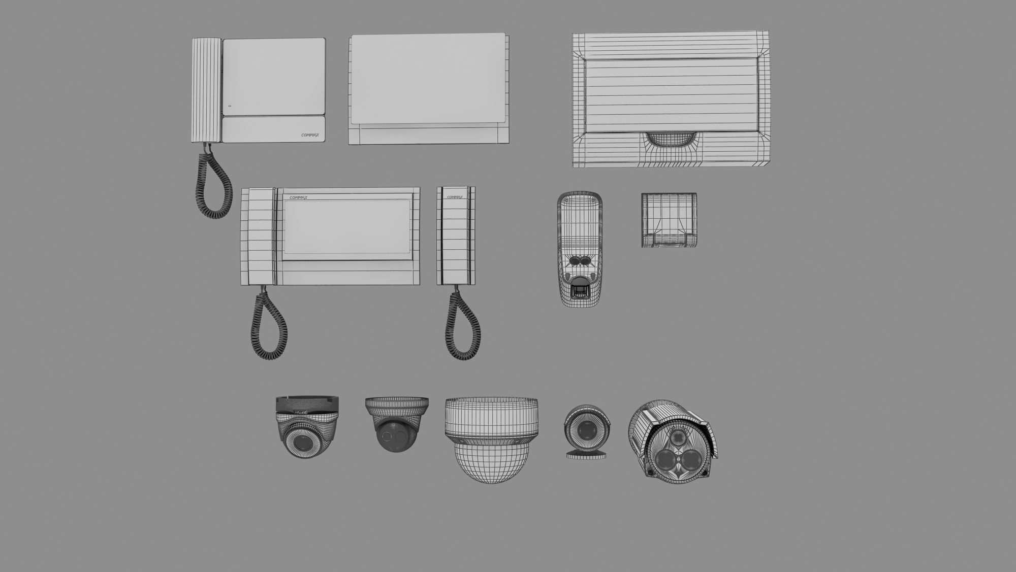 Security Collection Appliance Gadgets 3D model_8