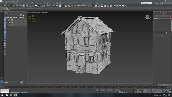 medieval house free VR / AR / low-poly 3D model | CGTrader