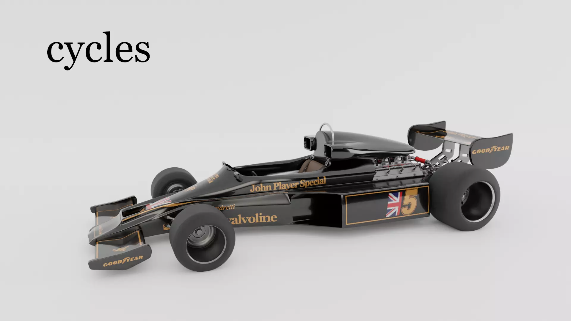 Lotus 77 style race car Free 3D model
