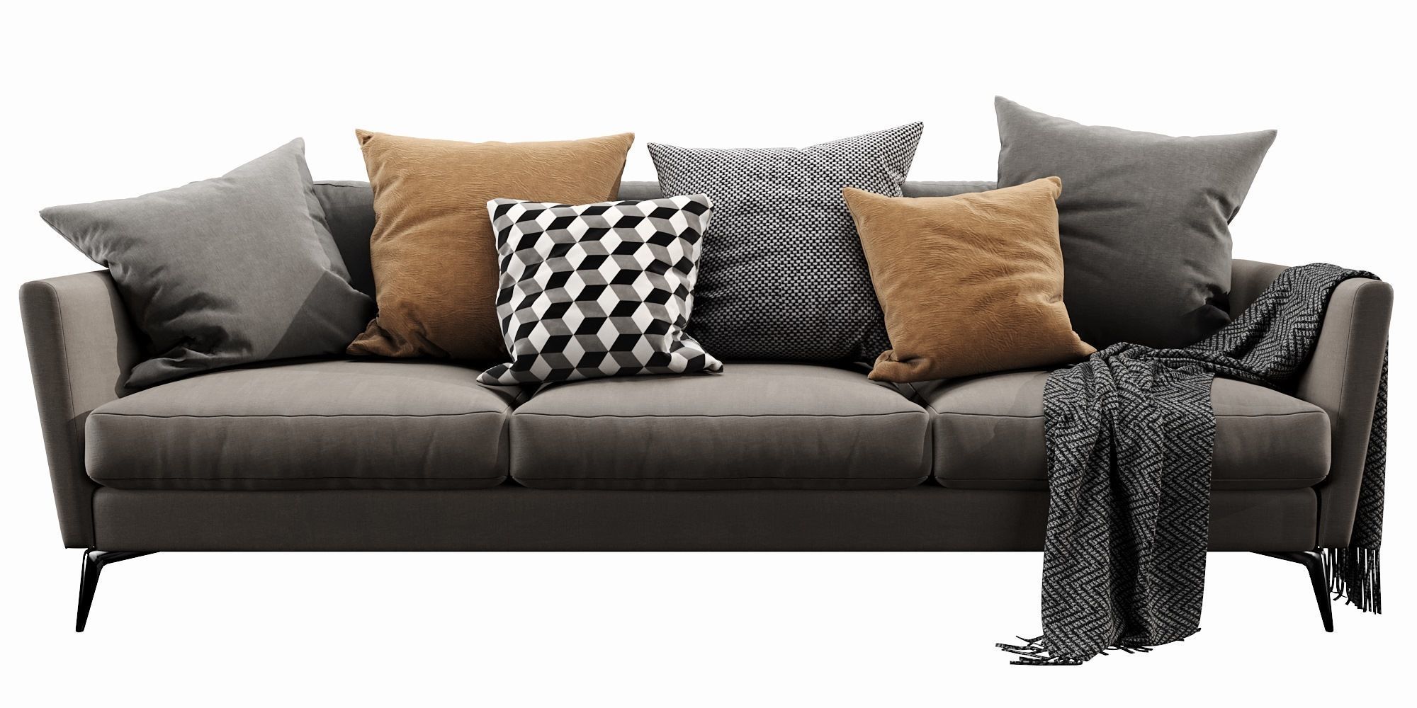 Boconcept osaka 3 seater 3D model_2