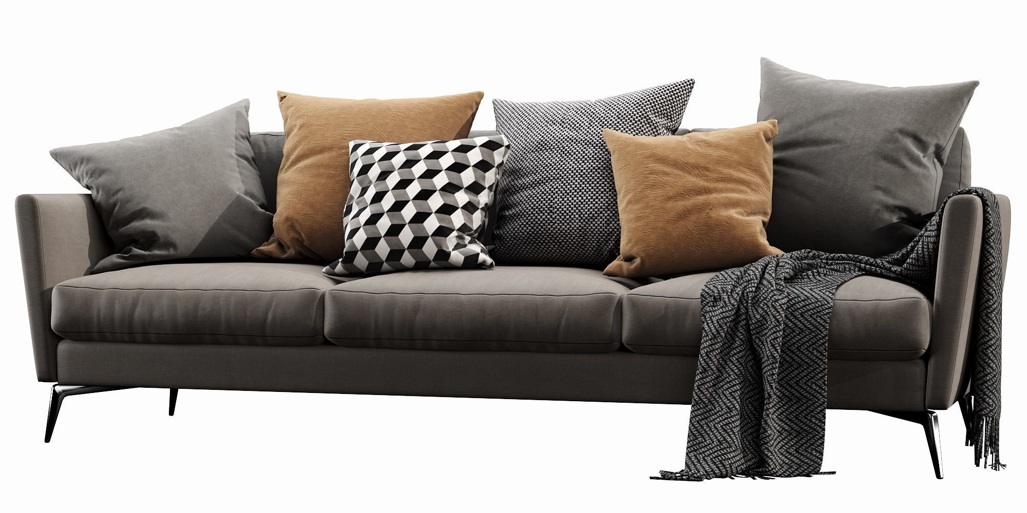 Boconcept osaka 3 seater 3D model_8