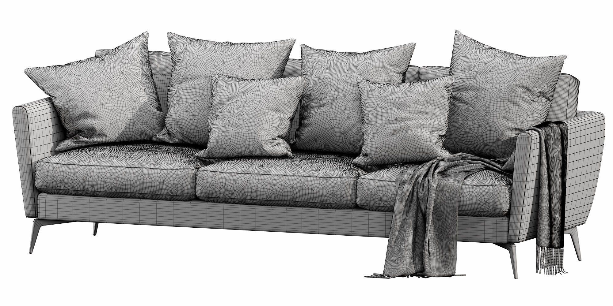 Boconcept osaka 3 seater 3D model_13