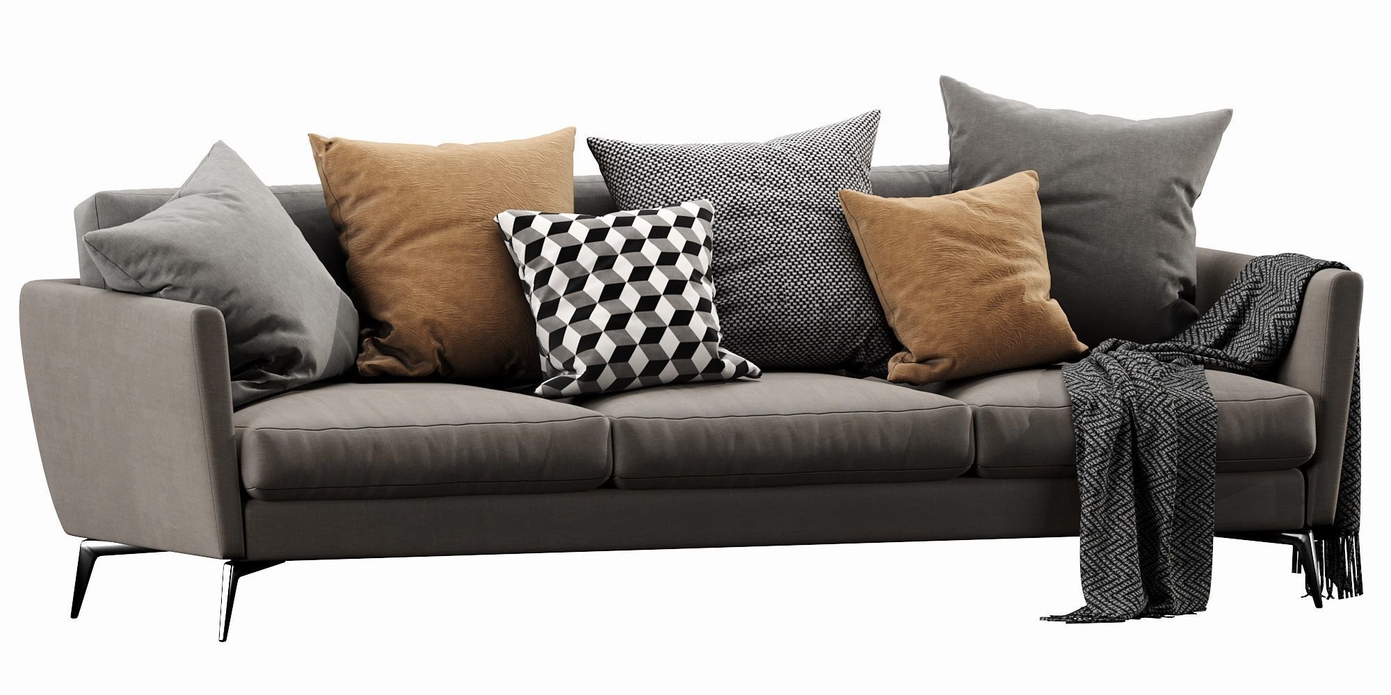 Boconcept osaka 3 seater 3D model_10