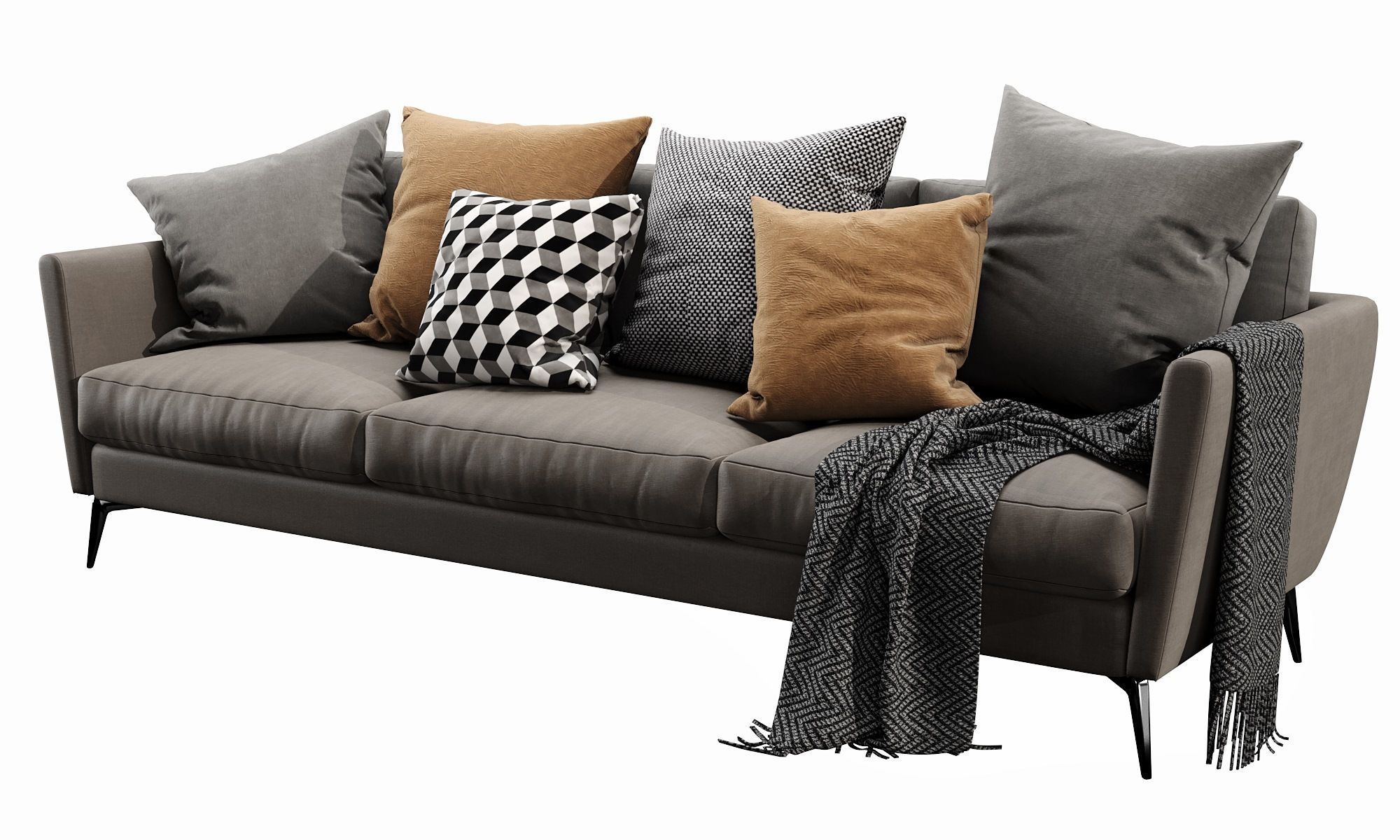 Boconcept osaka 3 seater 3D model_6