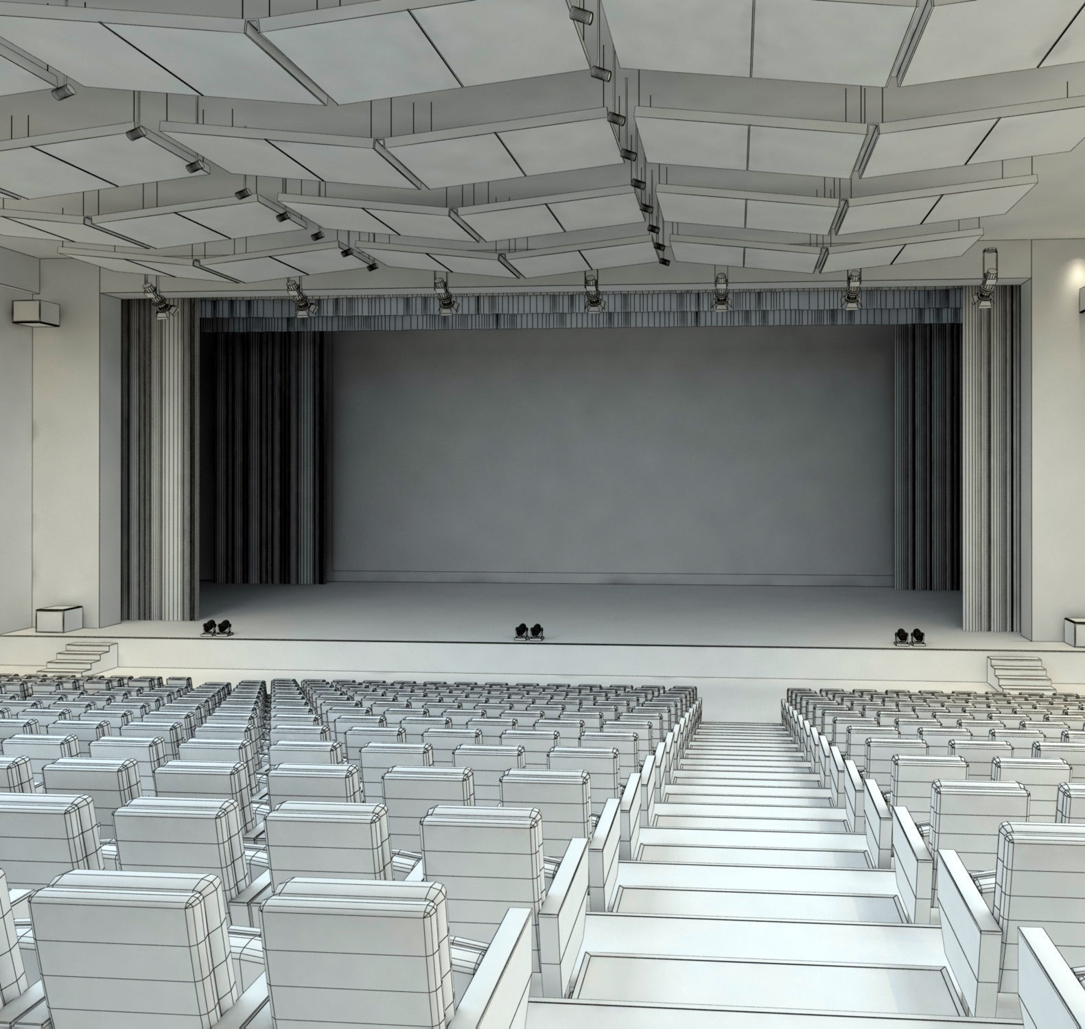 Opera House  3D model_16