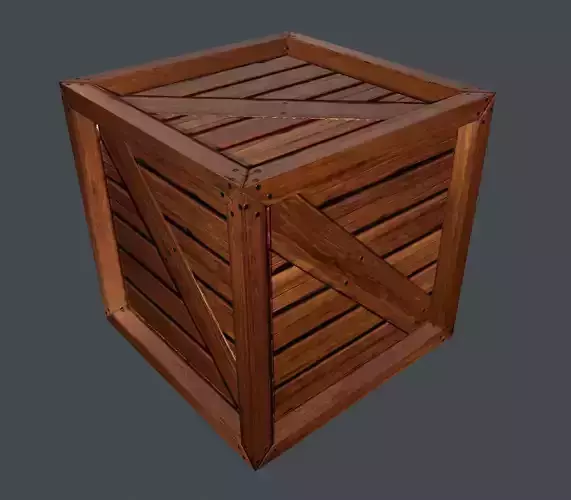 Crate - PBR wooden