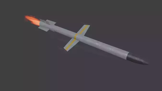 Blender Geometry Nodes Procedural  Missile generator