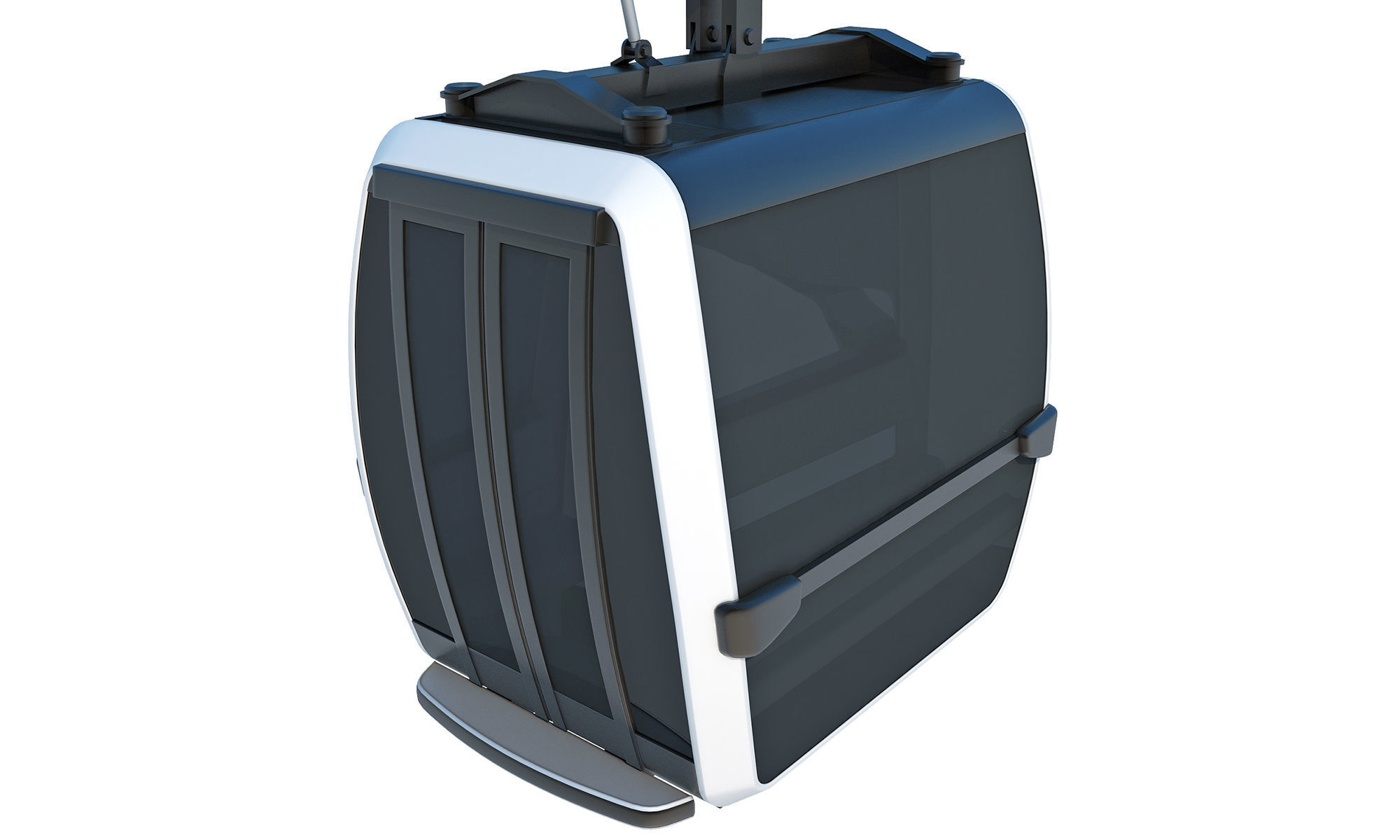Cableway Car 3D model_11