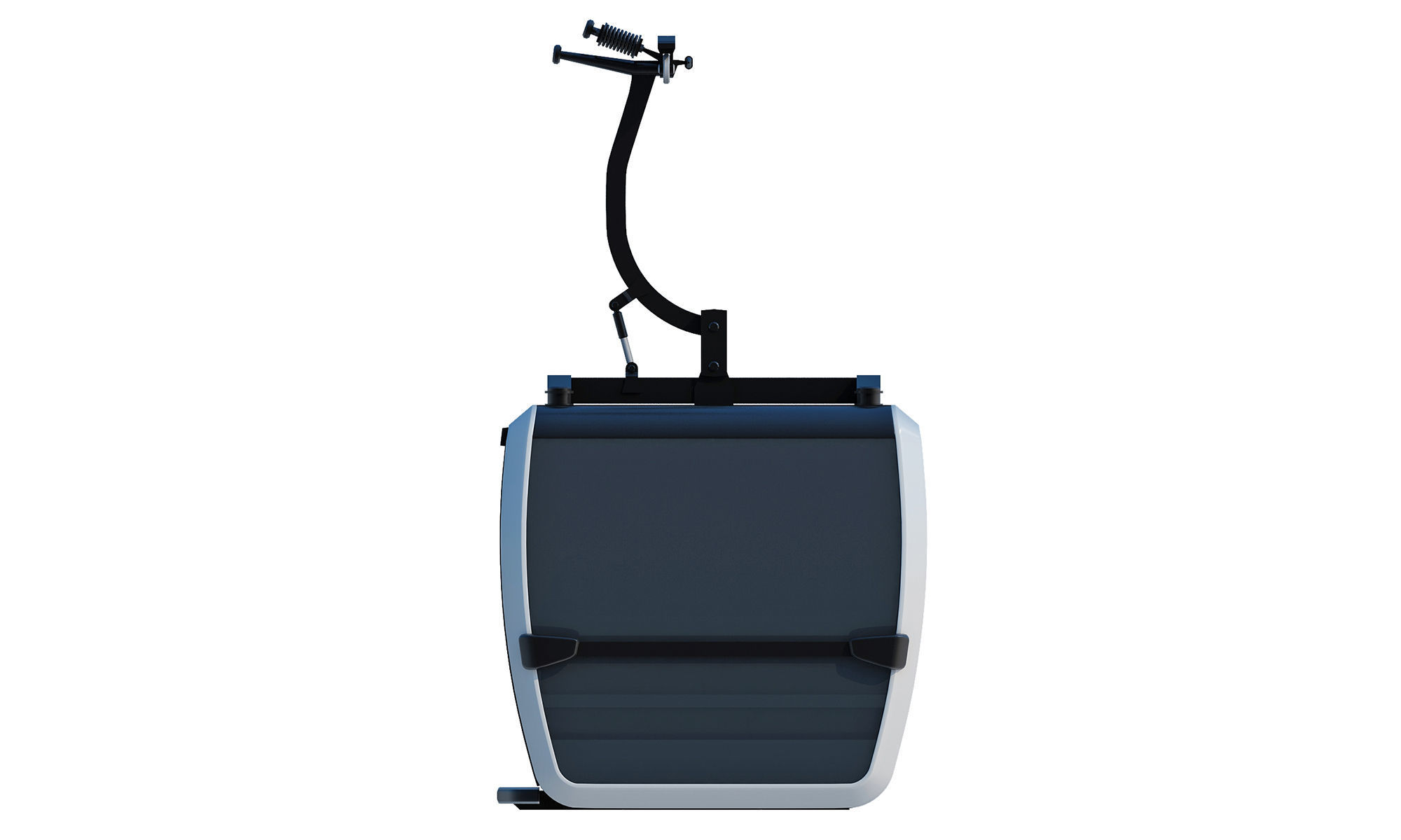 Cableway Car 3D model_9