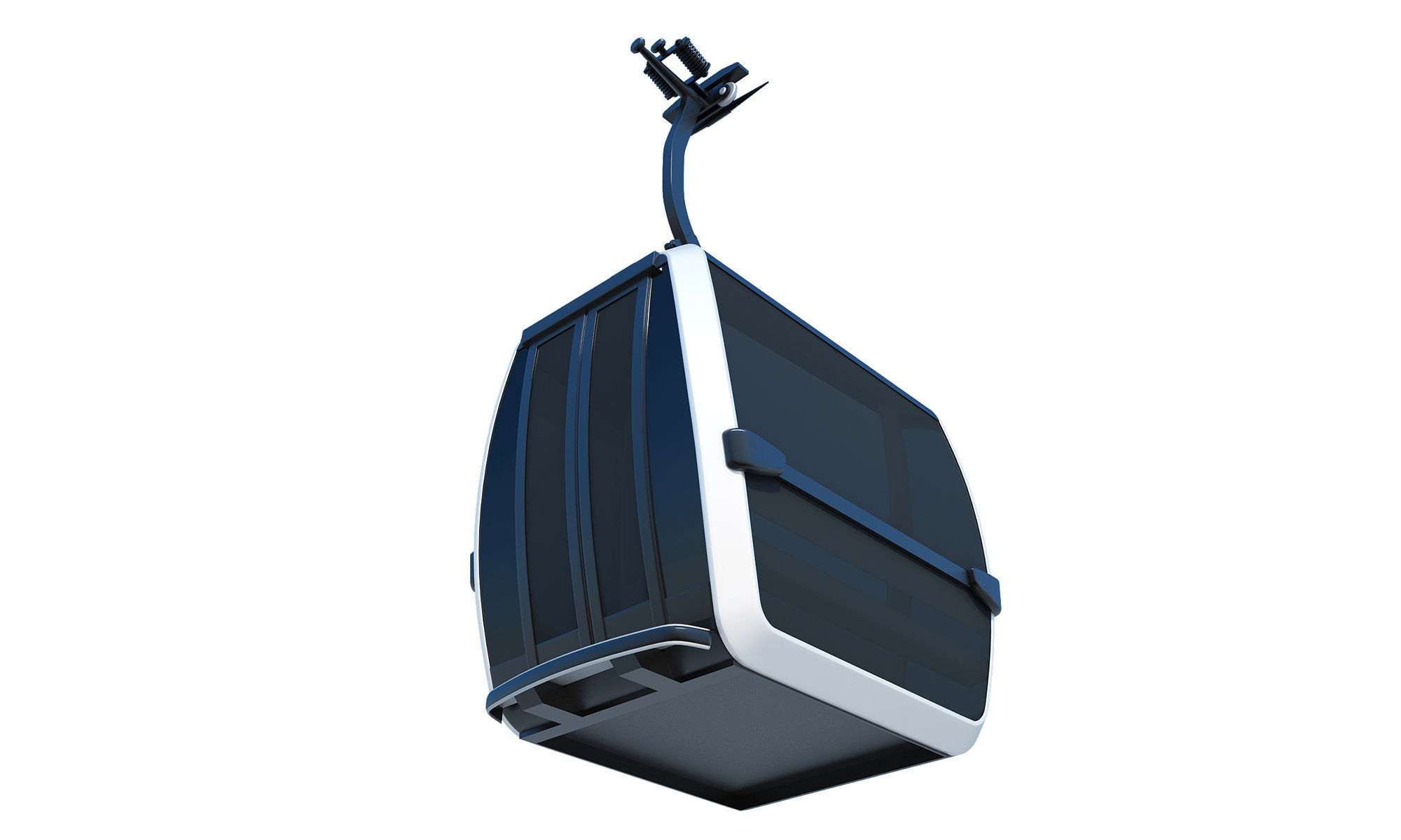 Cableway Car 3D model_3