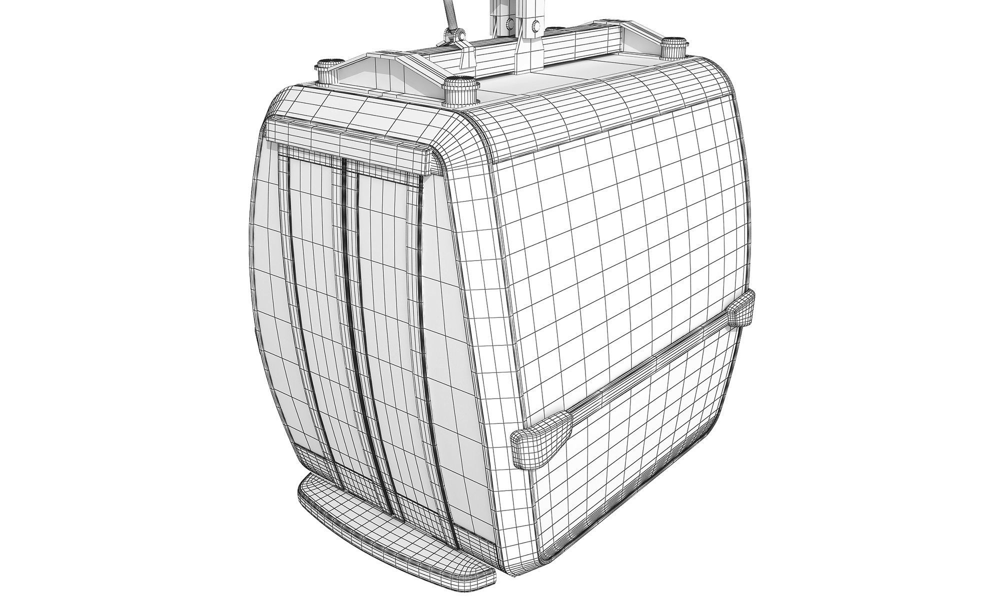 Cableway Car 3D model_12