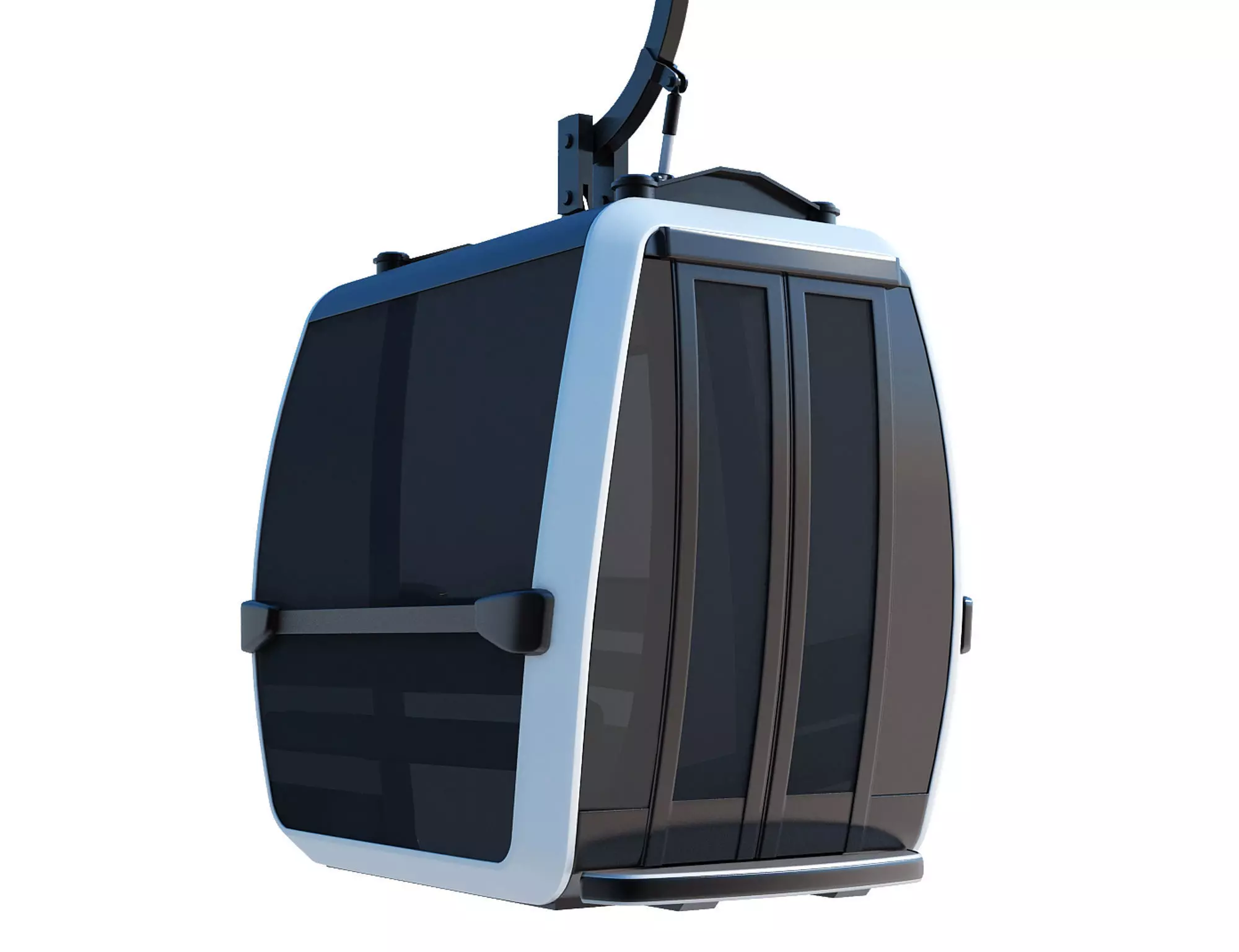 Cableway Car 3D model_0