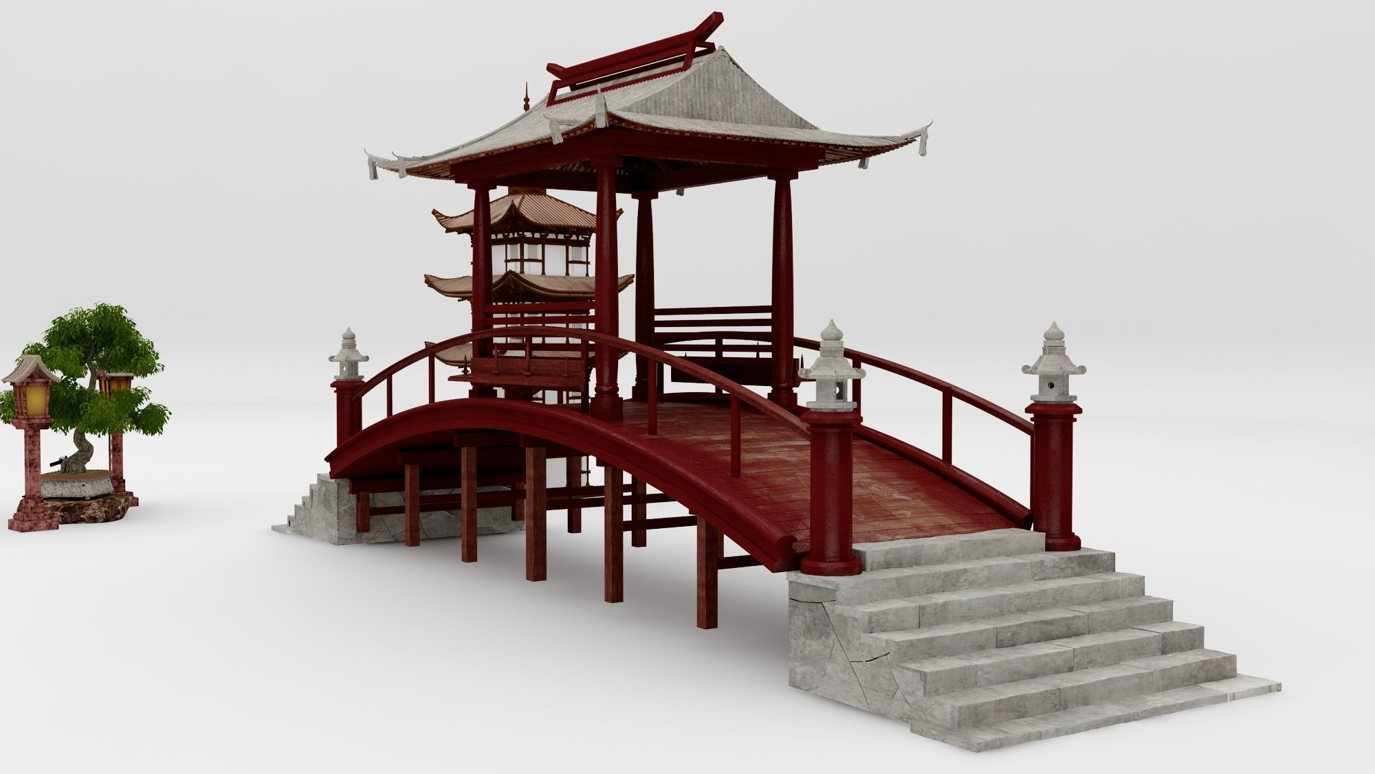 Japanese Pack 3D model_2