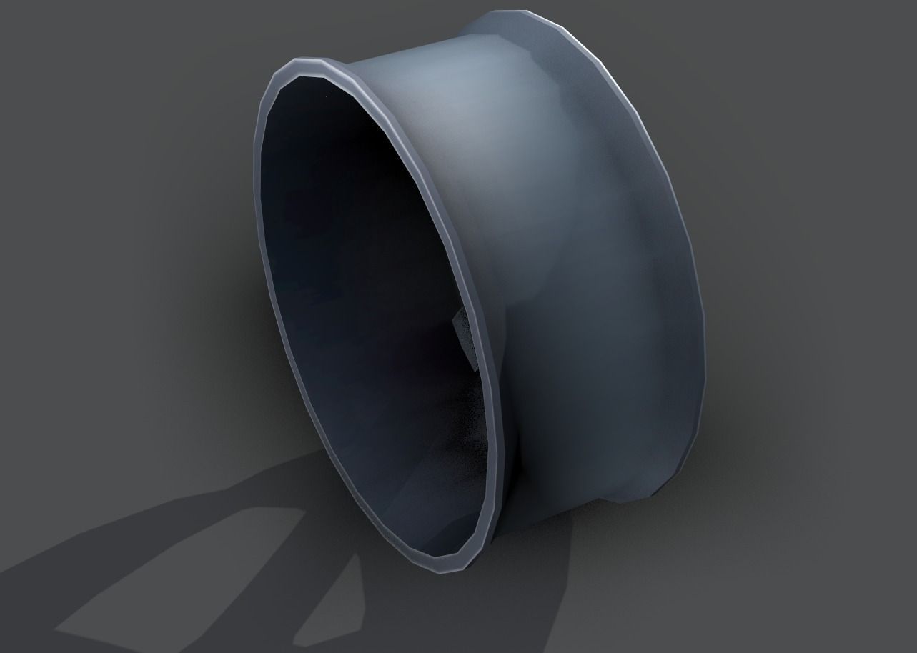 Light Alloy Rim - low poly Low-poly 3D model_3