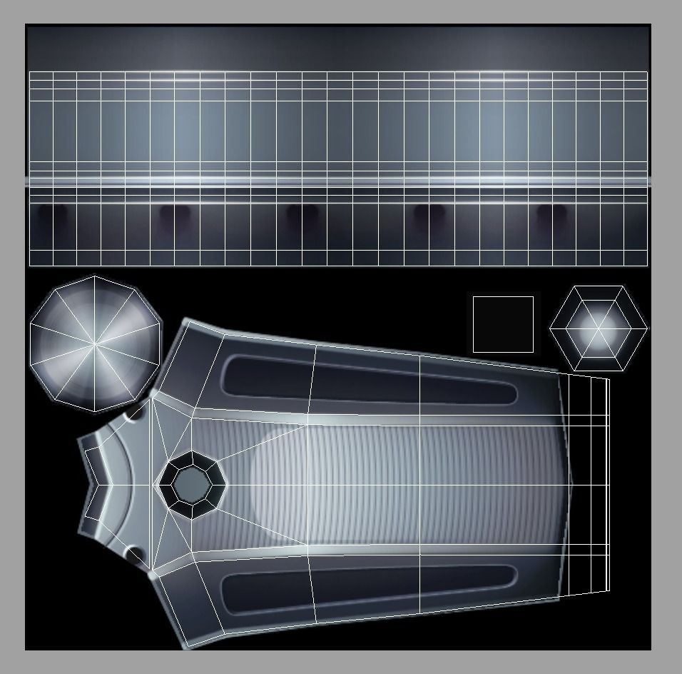 Light Alloy Rim - low poly Low-poly 3D model_16