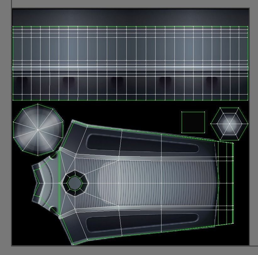 Light Alloy Rim - low poly Low-poly 3D model_8