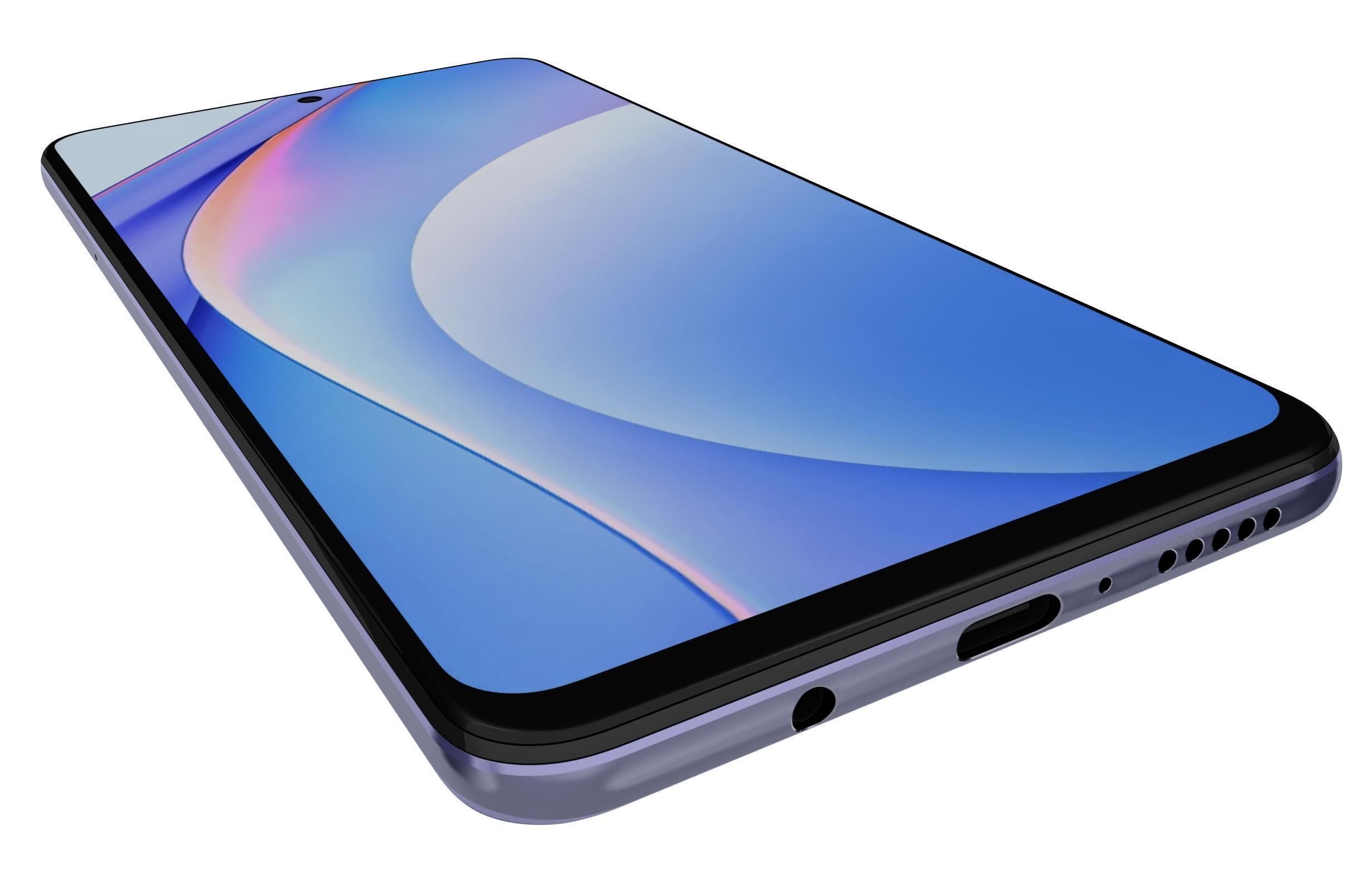 Xiaomi Mi 10T Lite 5G Purple 3D model_12