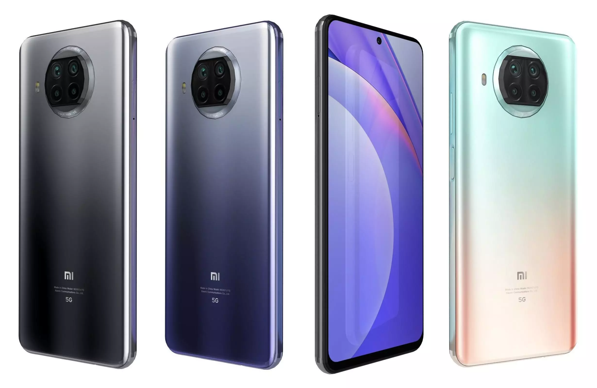 Xiaomi Mi 10T Lite 5G All Colors 3D model_0