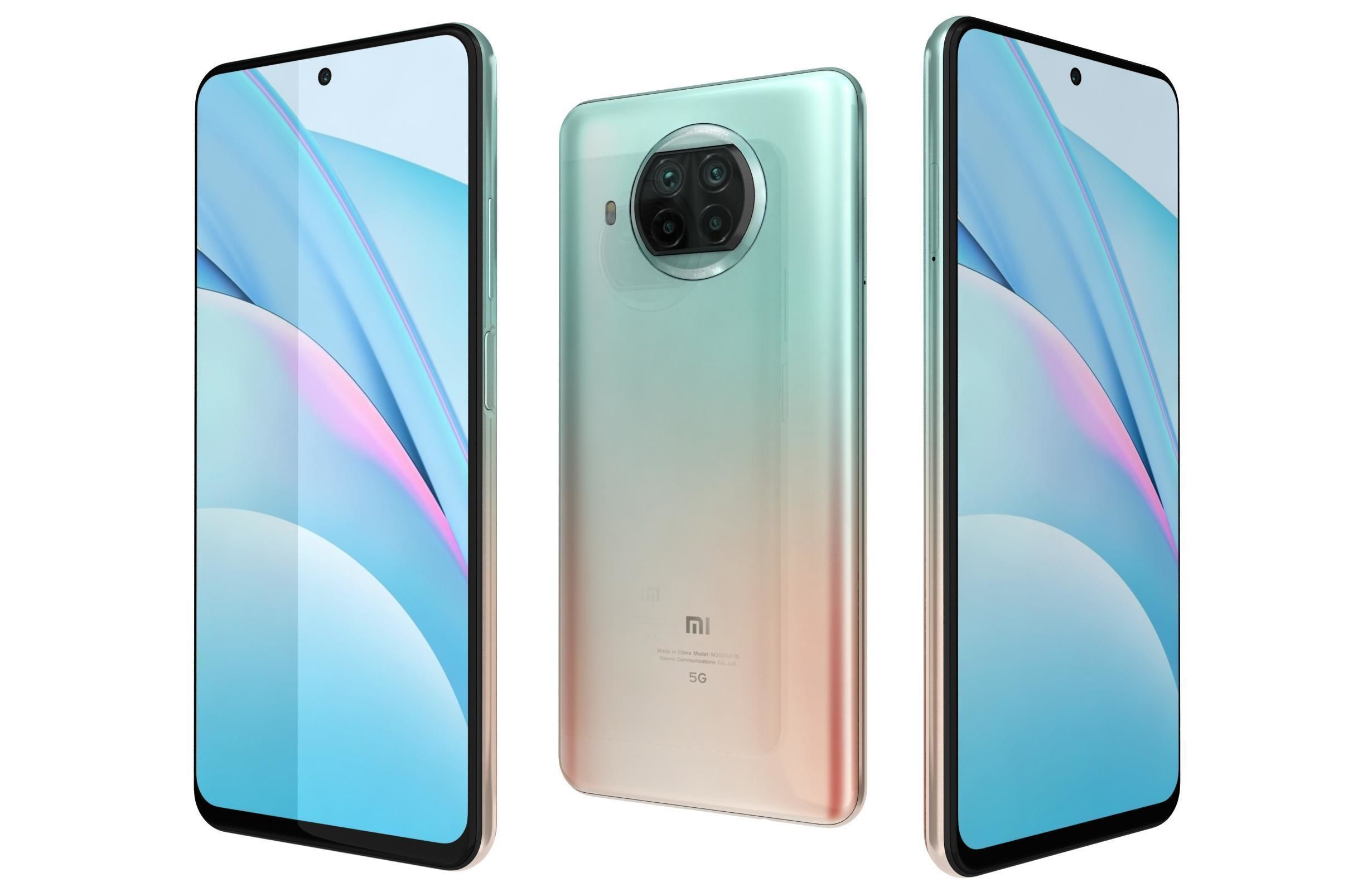 Xiaomi Mi 10T Lite 5G All Colors 3D model_1