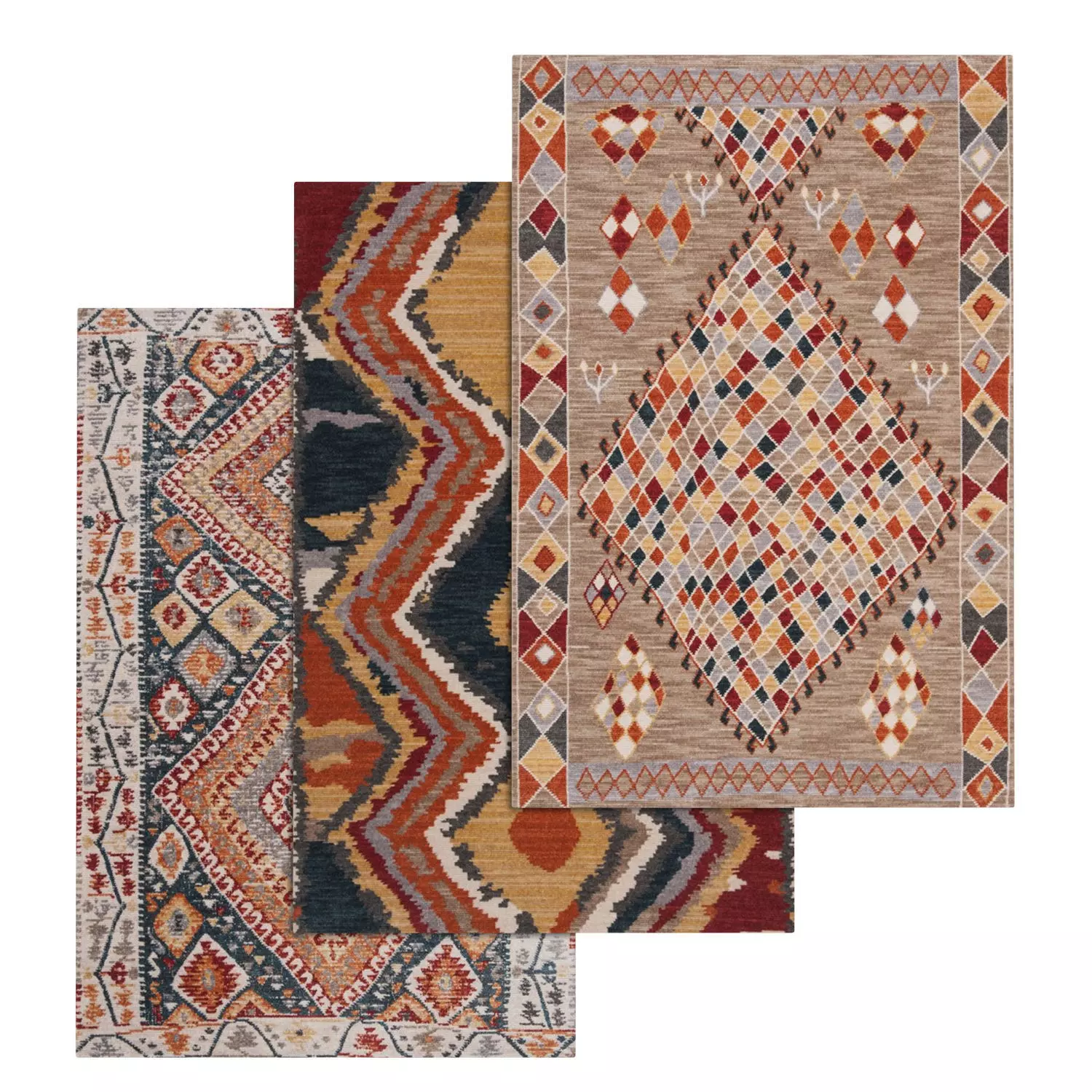 Rug Set 2065 3D model_0