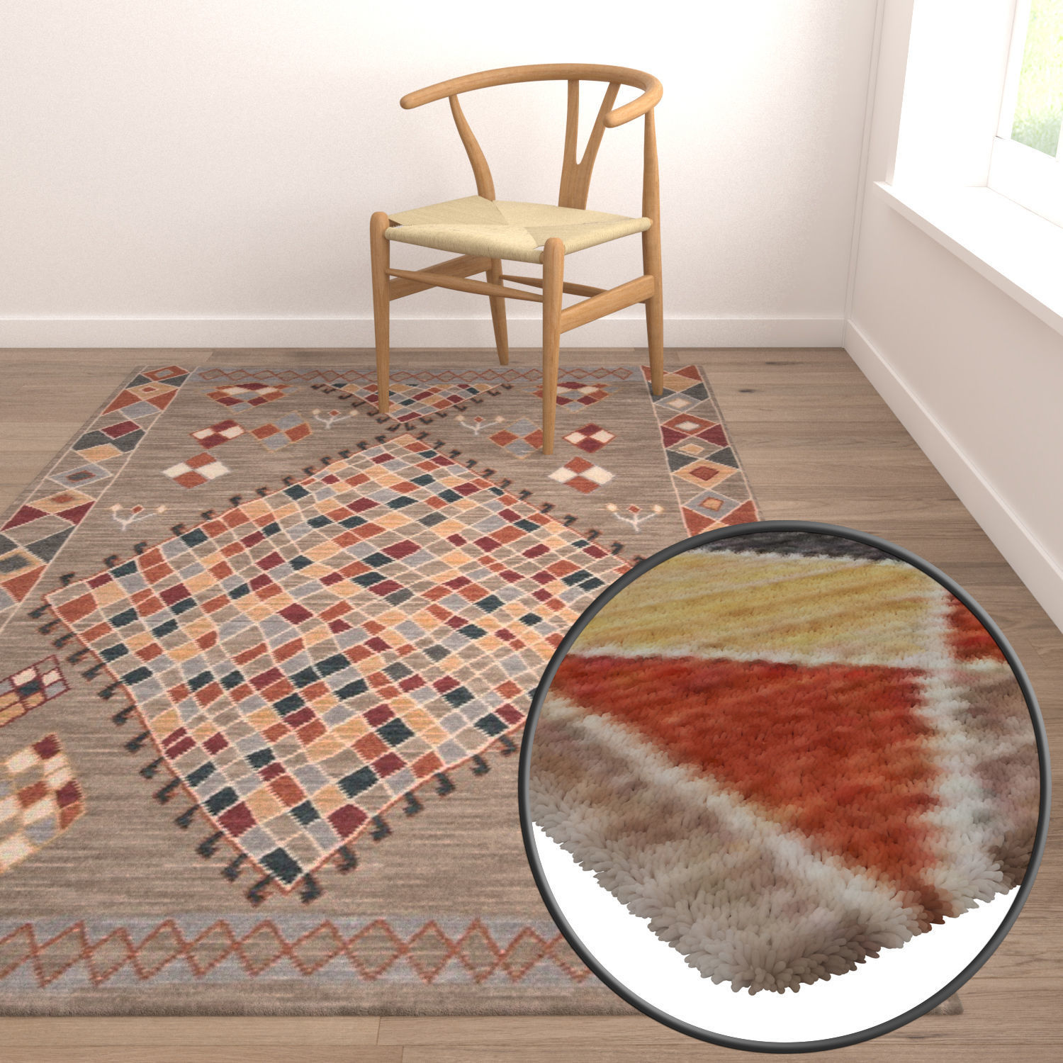 Rug Set 2065 3D model_5