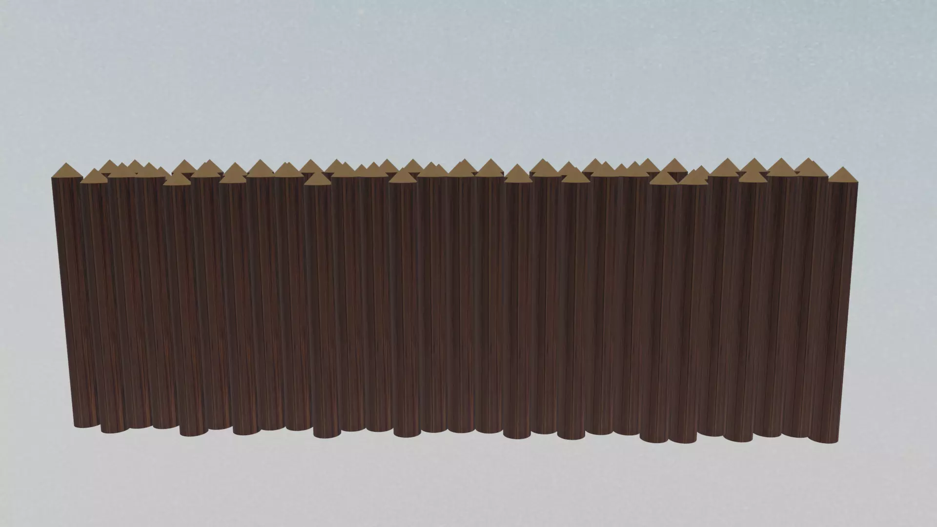 Wooden Wall Free 3D model_0