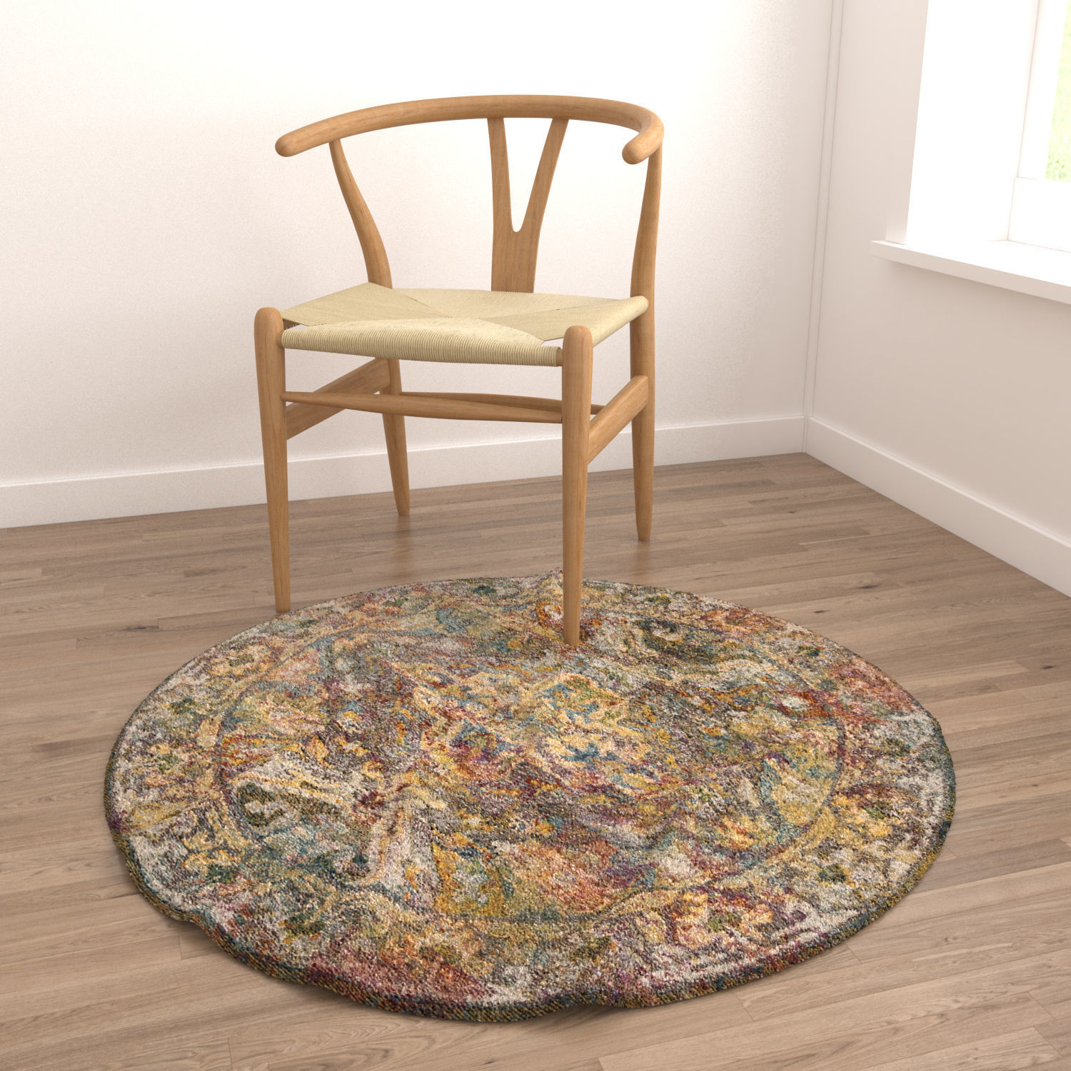 Round Rug Set 59 3D model_3