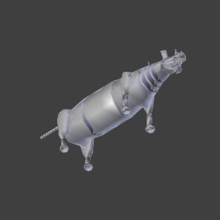 Uintatherium Complete STL 3D print model_13