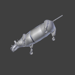 Uintatherium Complete STL 3D print model_14