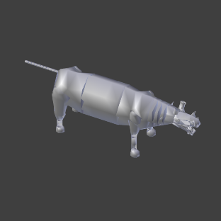 Uintatherium Complete STL 3D print model_7