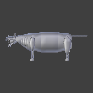 Uintatherium Complete STL 3D print model_6